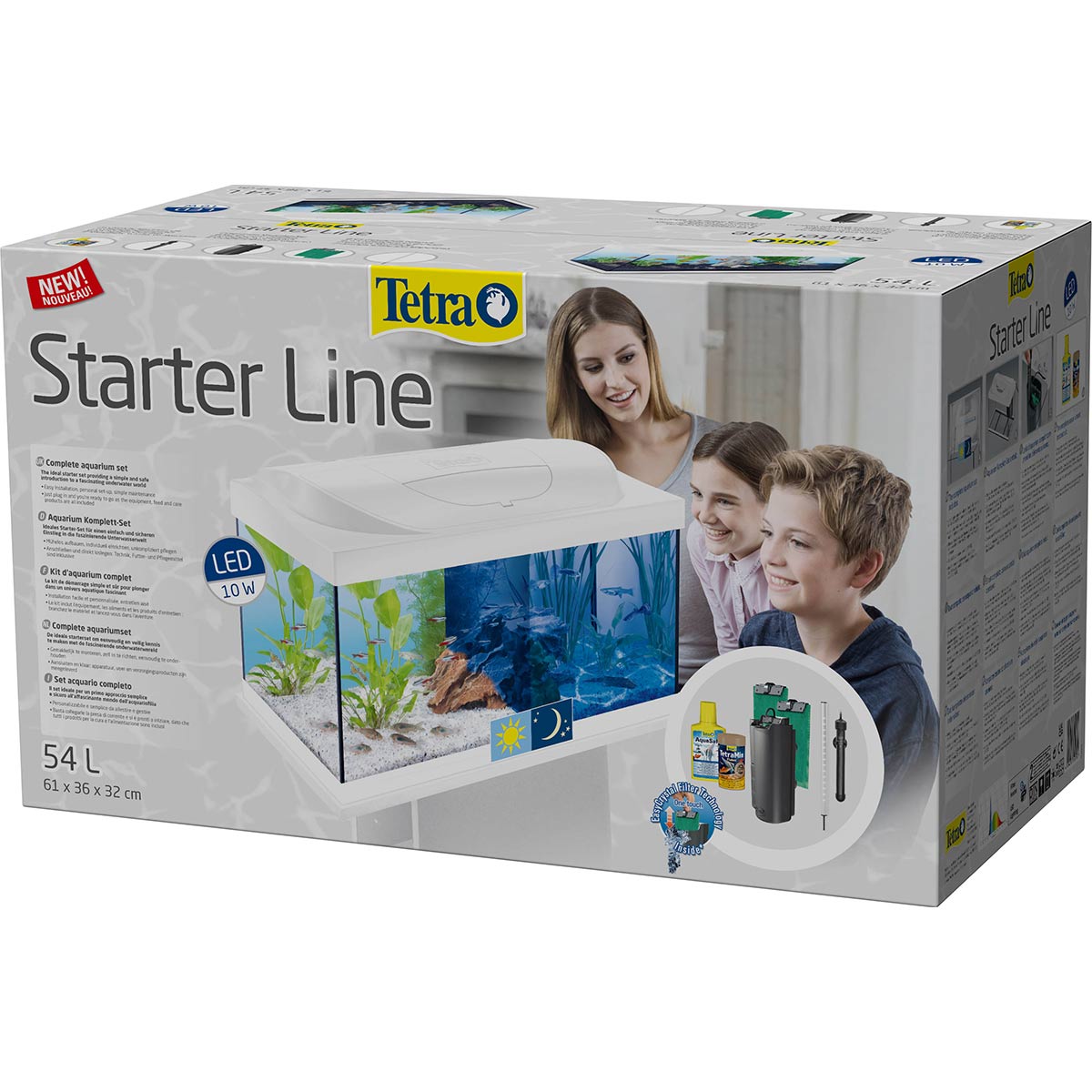 Tetra Starter Line LED Aquarium 54L weiß Tetra Starter Line LED Aquarium 54L weiß von Tetra