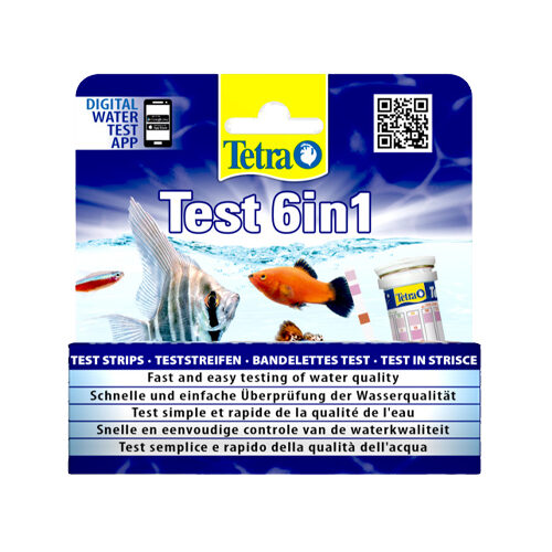 Tetra Tetratest 6in1 - 25 Teststreifen von Tetra