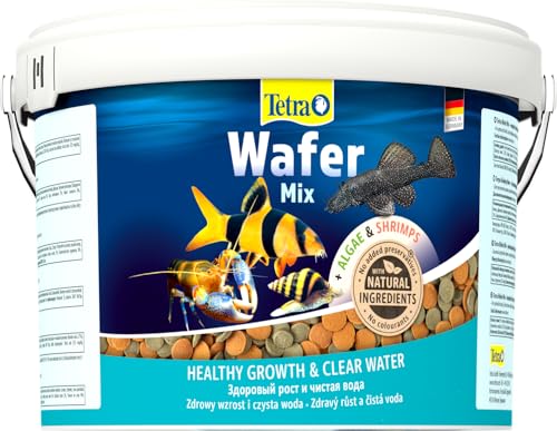 Tetra Wafer Mix - Fischfutter für alle Bodenfische (z.B. Welse) und Krebse, für gesundes Wachstum und eine bessere Widerstandskraft, 3,6 L von Tetra