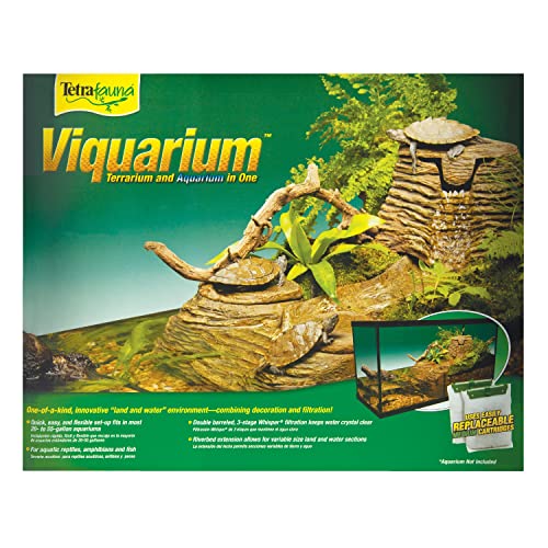 TetraFauna Viqaquarium, All-In-One Terrarium and Aquarium, Ideal for Aquatic Reptiles and Amphibians von Tetra