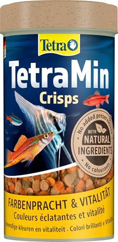 TetraMin Crisps - Fischfutter für alle Zierfische, nährstoffreiche Mischung für gesunde Fische und klares Wasser, 250 ml Dose TetraMin Crisps - Fischfutter für alle Zierfische, nährstoffreiche Mischung für gesunde Fische und klares Wasser, 250 ml Dose von Tetra