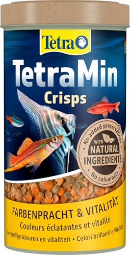 TetraMin Crisps - Fischfutter für alle Zierfische, nährstoffreiche Mischung für gesunde Fische und klares Wasser, 500 ml Dose TetraMin Crisps - Fischfutter für alle Zierfische, nährstoffreiche Mischung für gesunde Fische und klares Wasser, 500 ml Dose von Tetra