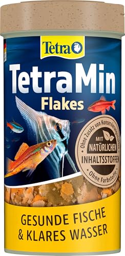 TetraMin Flakes - Fischfutter in Flockenform für alle Zierfische, ausgewogene Mischung für gesunde Fische und klares Wasser, 250 ml Dose TetraMin Flakes - Fischfutter in Flockenform für alle Zierfische, ausgewogene Mischung für gesunde Fische und klares Wasser, 250 ml Dose von Tetra