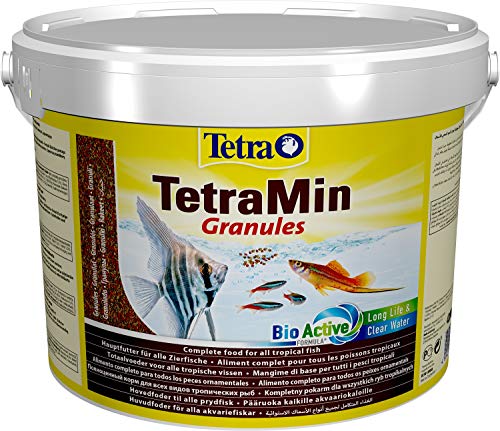 TetraMin Granules - langsam absinkendes Fischfutter, ideal für Fische in der mittleren Wasserschicht des Aquariums, 10 Liter Eimer von Tetra