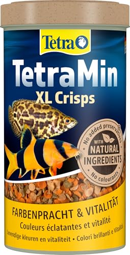 TetraMin XL Crisps - Fischfutter für größere Zierfische, nährstoffreiche Mischung für gesunde Fische und klares Wasser, 500 ml Dose von Tetra