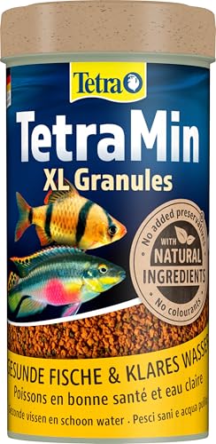 TetraMin XL Granules - langsam absinkendes Fischfutter für größere Zierfische in der mittleren Wasserschicht des Aquariums, 250 ml Dose TetraMin XL Granules - langsam absinkendes Fischfutter für größere Zierfische in der mittleren Wasserschicht des Aquariums, 250 ml Dose von Tetra