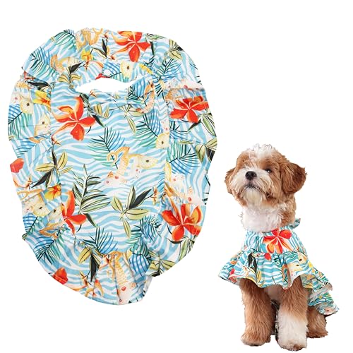 Teumessian Hawaii-Umhang für Hunde, Hundekleidung für kleine Hunde, Haustierkleid, Katzenponcho, Sommer, Ozean, Größe XXL Teumessian Hawaii-Umhang für Hunde, Hundekleidung für kleine Hunde, Haustierkleid, Katzenponcho, Sommer, Ozean, Größe XXL von Teumessian