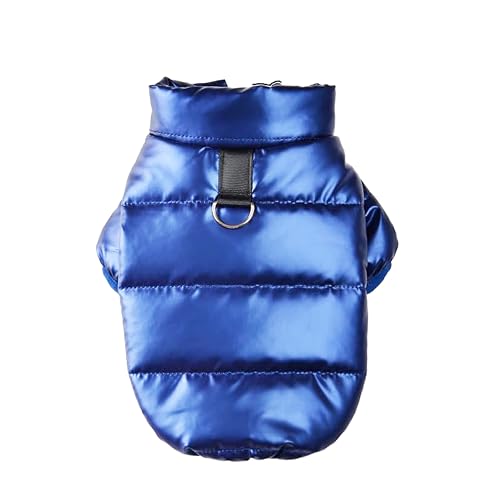 Teumessian Welpen-Winter-Outfit, wasserdichte und waschfreie Baumwolljacke für Hunde, warm und weich, BL, XS Teumessian Welpen-Winter-Outfit, wasserdichte und waschfreie Baumwolljacke für Hunde, warm und weich, BL, XS von Teumessian