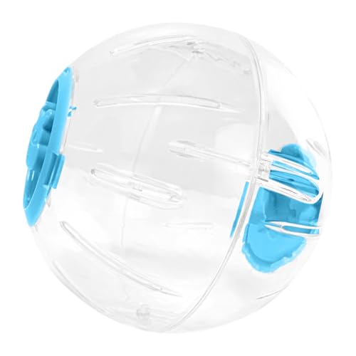 Chinchilla Ball, Hamster Ball | Hamster Running Ball Toy - Atmungsaktives Haustierzubehör mit Belüftungslöchern für kleine Tierkäfigboden Erkundung von Tewzafiya
