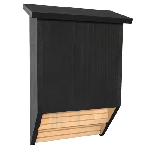 Fledermaushaus für draußen, Fledermaushäuser aus Holzschloss - Fledermaushaus, Mehrkammer-Design, Fledermausbox,Fledermausbox-Unterschlupf Robustes Fledermausset zum Anlocken von Fledermäusen von Tewzafiya