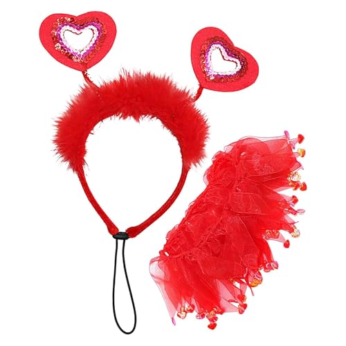 Hunde-Valentinstag-Outfit, Hunde-Herz-Stirnband,Bänder Hundehalsband Rotes Herz-Stirnband zum Valentinstag | Feiertagskostüme für kleine, mittelgroße und große Hunde Hunde-Valentinstag-Outfit, Hunde-Herz-Stirnband,Bänder Hundehalsband Rotes Herz-Stirnband zum Valentinstag | Feiertagskostüme für kleine, mittelgroße und große Hunde von Tewzafiya