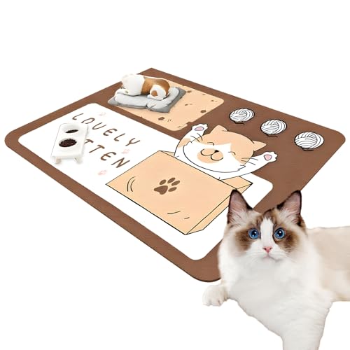 Hundebodenmatte - wasserdichte Teppiche & Unterlagen für Haustiere,Schutzauflage Urin Absorbierend Für Futter Napf Bereich Welpen Kätzchen Hundebodenmatte - wasserdichte Teppiche & Unterlagen für Haustiere,Schutzauflage Urin Absorbierend Für Futter Napf Bereich Welpen Kätzchen von Tewzafiya
