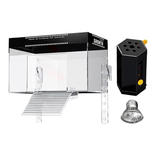 Schildkröten -Backen -Tanktoper, Schildkröten -Backendock - Pet Turtle Tank Ack -Dock mit Deckel | Anti-Schlupf-Lebensraum Toper Wasser-Terrrapin-Gehäusekäfig für Wohnzimmer, Hotel von Tewzafiya