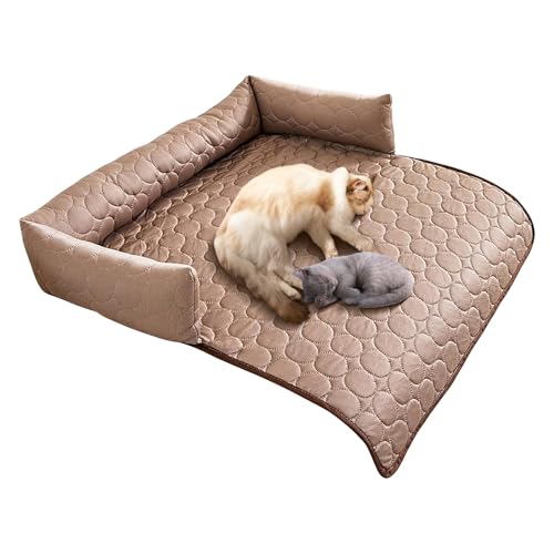 Tewzafiya Hundekühlmatte Fürs Sofa,Katzen Kühl Schlafsofa mit Pad und | Atmungsaktive Schlafmatte Hundebett Für Auto Reise Camping Tewzafiya Hundekühlmatte Fürs Sofa,Katzen Kühl Schlafsofa mit Pad und | Atmungsaktive Schlafmatte Hundebett Für Auto Reise Camping von Tewzafiya