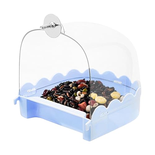 Vogelbadewanne für Käfig,Vogelbadewanne für Nymphensittiche | Vogelbadeschale,Multifunktionale transparente Badewanne, Vogelkäfig-Zubehör, Vogelbad für Vögel, wie Turteltauben, Finken, Sittiche, Männc Vogelbadewanne für Käfig,Vogelbadewanne für Nymphensittiche | Vogelbadeschale,Multifunktionale transparente Badewanne, Vogelkäfig-Zubehör, Vogelbad für Vögel, wie Turteltauben, Finken, Sittiche, Männc von Tewzafiya