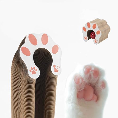 Thapncow Katzen Kratzbrett, 2-in-1 Magic Organ Katzen Kratzbretter, Magische Orgel Katzenkratzbrett, NEU Zusammenklappbares interaktives Katzenspielzeug mit Glockenball, Foldable Cat Scratcher Thapncow Katzen Kratzbrett, 2-in-1 Magic Organ Katzen Kratzbretter, Magische Orgel Katzenkratzbrett, NEU Zusammenklappbares interaktives Katzenspielzeug mit Glockenball, Foldable Cat Scratcher von Thapncow