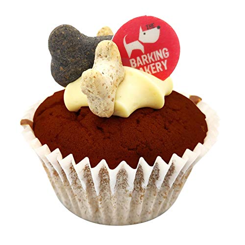 The Barking Bakery Woofin Cupcake-Muffin, Johannisbrot ohne Schokolade von The Barking Bakery