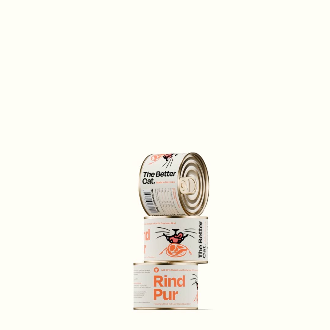 1200g Nassfutter Rind Pur - Ohne Zucker/Getreide - mit 97% Fleischanteil von The Better Cat 1200g Nassfutter Rind Pur - Ohne Zucker/Getreide - mit 97% Fleischanteil von The Better Cat von The Better Cat