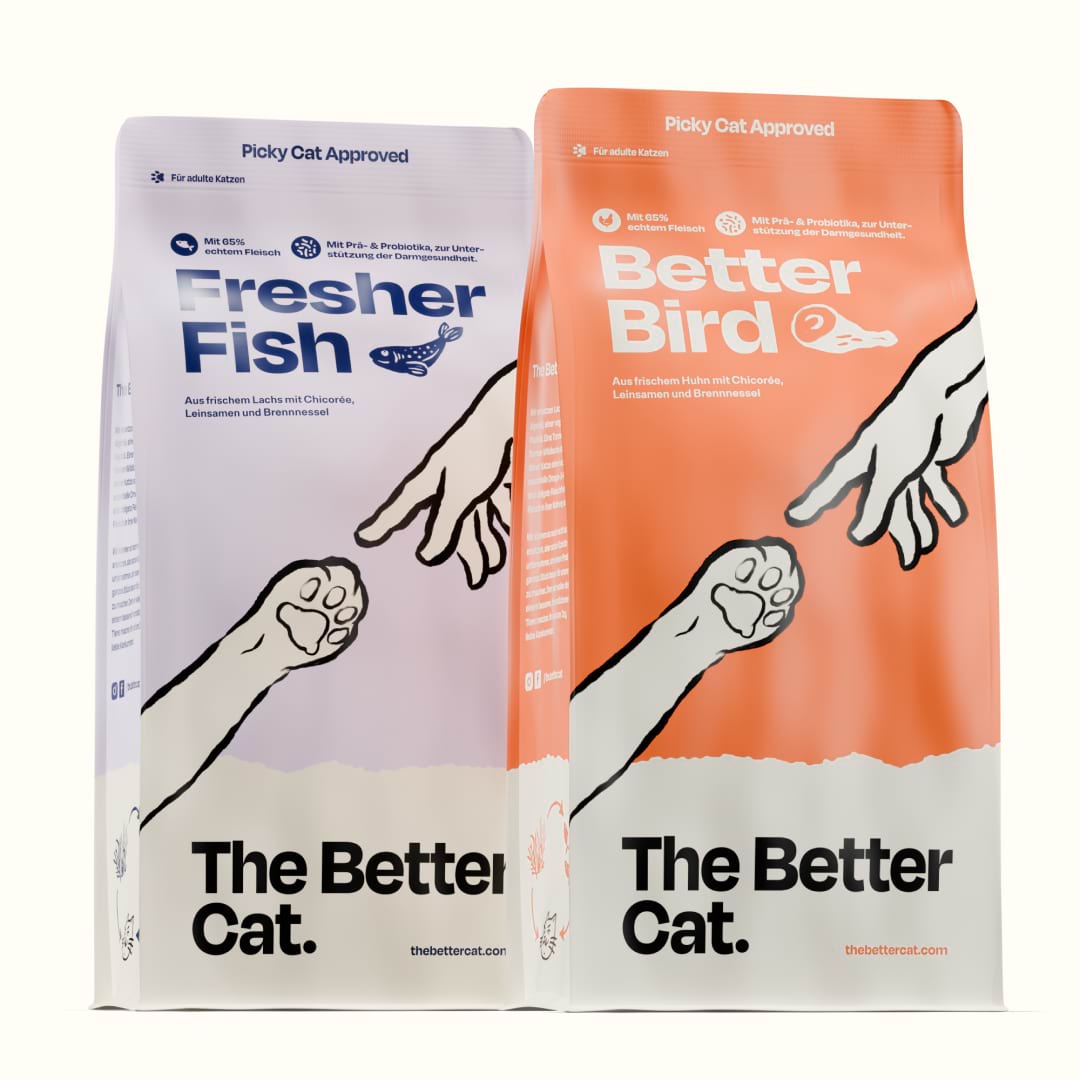 2kg Frisches Huhn & Lachs Katzen-Trockenfutter - The Better Cat 2kg Frisches Huhn & Lachs Katzen-Trockenfutter - The Better Cat von The Better Cat