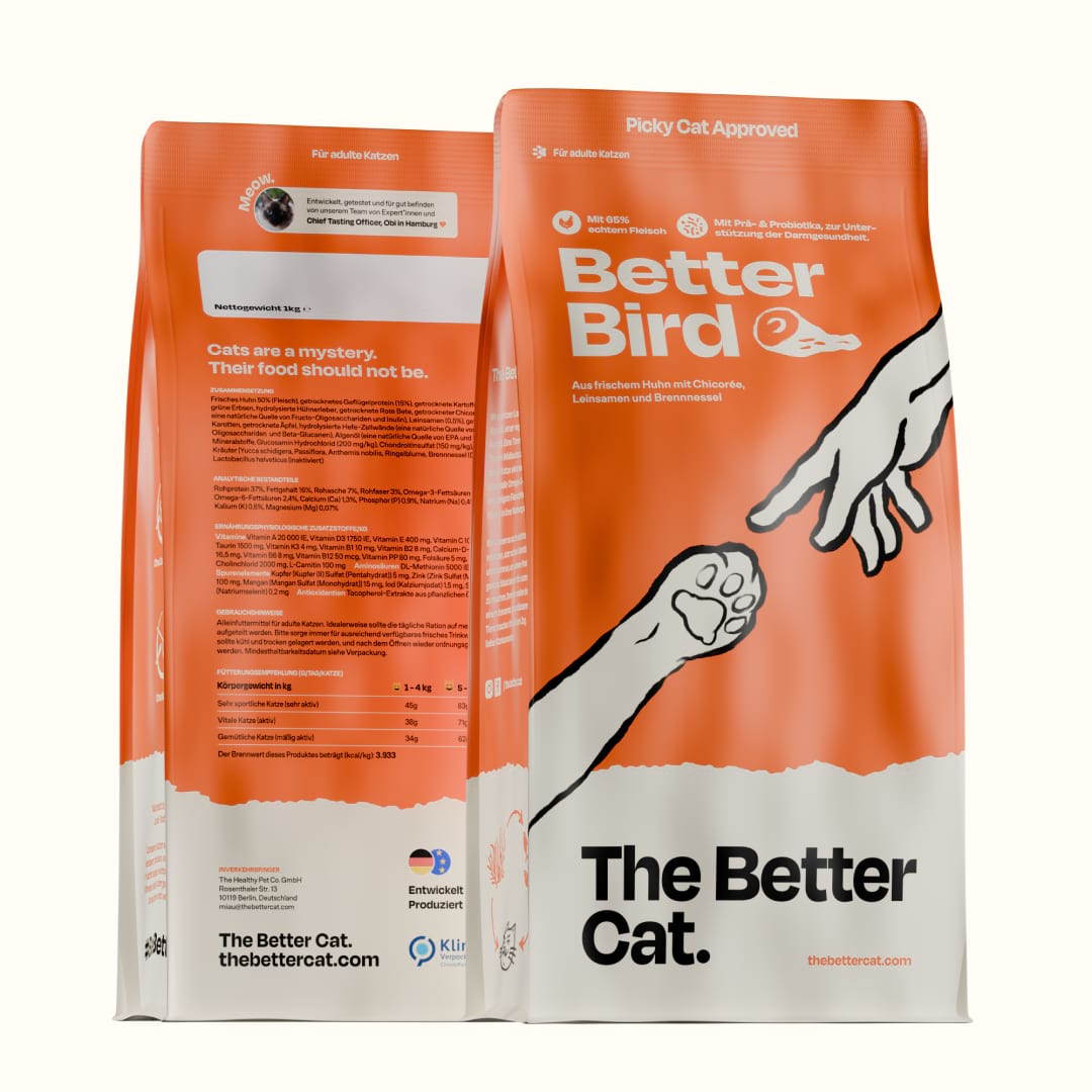 2kg Frisches Huhn & Truthahn Katzentrockenfutter - The Better Cat 2kg Frisches Huhn & Truthahn Katzentrockenfutter - The Better Cat von The Better Cat