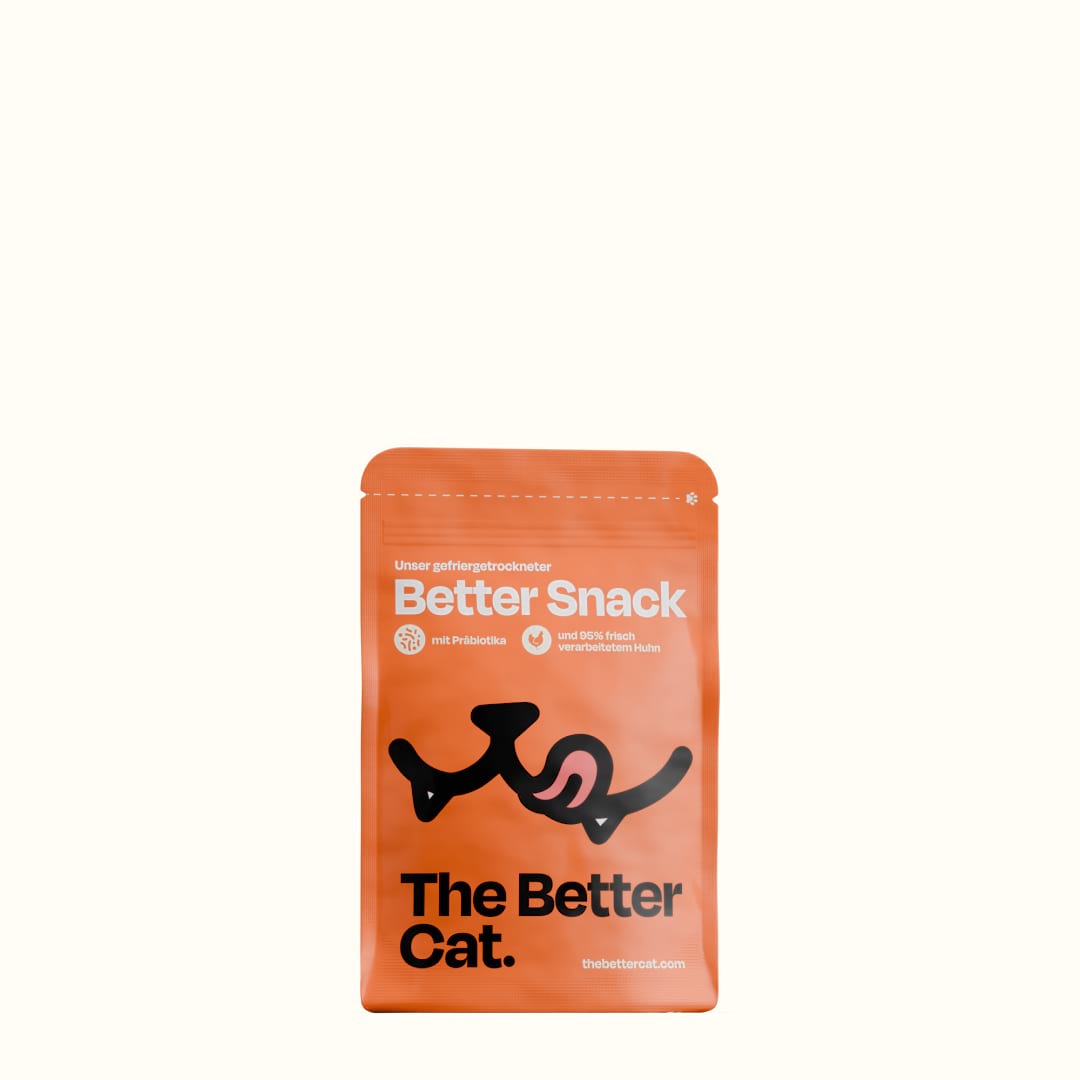 50g Premium Leckerlis für Katzen mit 95% gefriergetrocknetem, frischem Hühnerfleisch von The Better Cat 50g Premium Leckerlis für Katzen mit 95% gefriergetrocknetem, frischem Hühnerfleisch von The Better Cat von The Better Cat