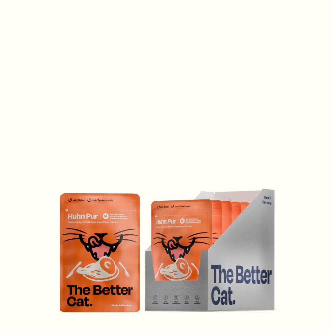 7x85g Huhn Pur Monoprotein Katzen-Nassfutter - The Better Cat von The Better Cat