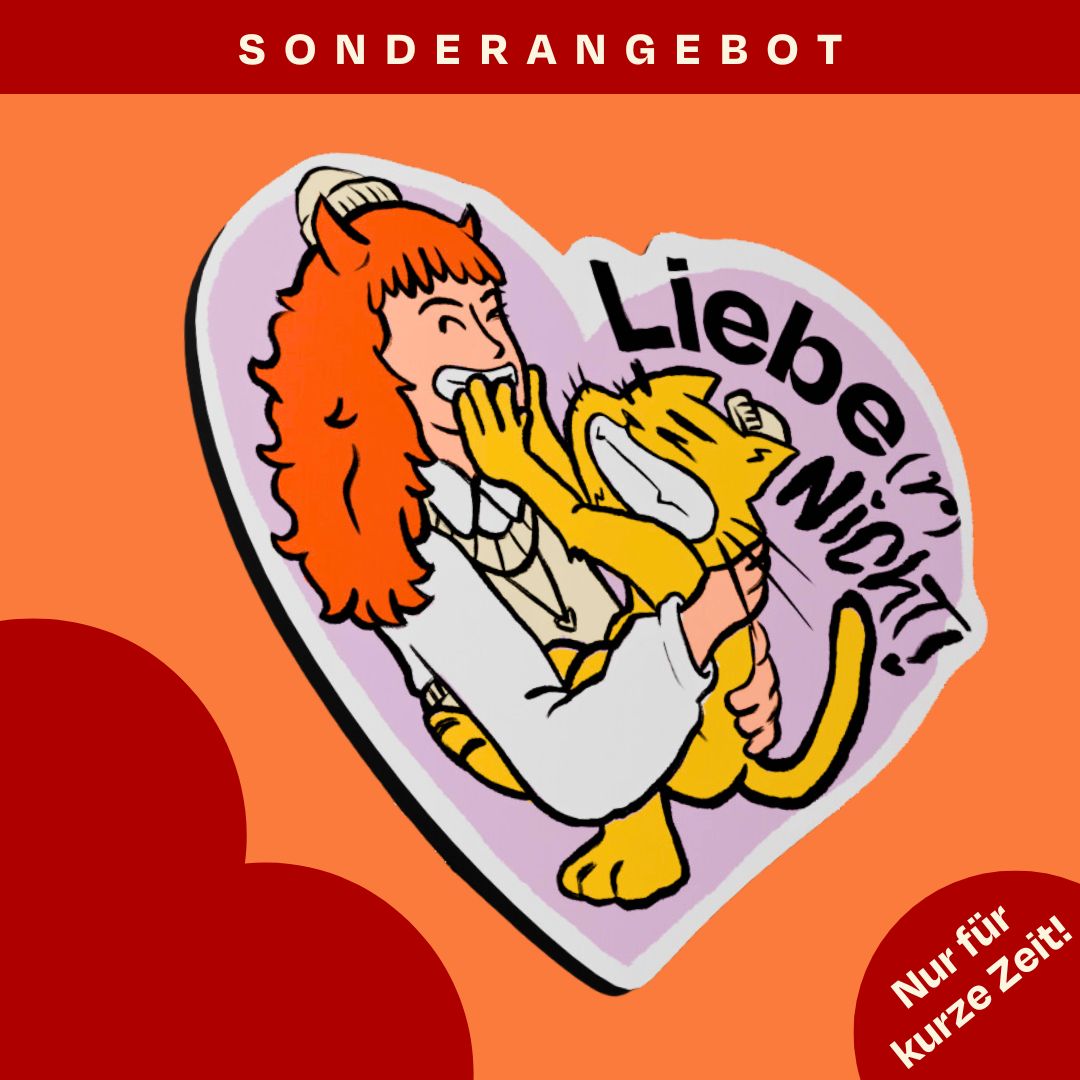 Exklusiver Katzenliebe-Magnet Exklusiver Katzenliebe-Magnet von The Better Cat