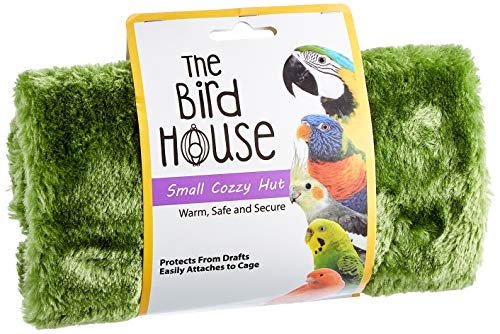 The Bird House Gemütliche Hütte für Vögel, Gelb, Größe S von Happypet