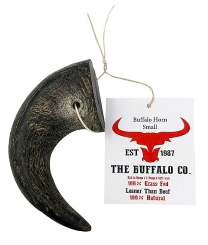 Kauspielzeug für Hunde, Büffelhorn, Größe S, 10,2 - 12,7 cm Kauspielzeug für Hunde, Büffelhorn, Größe S, 10,2 - 12,7 cm von The Buffalo Co.