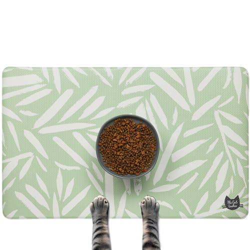 The Cat Ladies Futtermatte für Katzen – wasserdicht und spülmaschinenfest für kleine Haustiere – Katzen- und Hundefuttermatten für Futter und Wassernapf – schützt Böden vor Unordnung – tropische The Cat Ladies Futtermatte für Katzen – wasserdicht und spülmaschinenfest für kleine Haustiere – Katzen- und Hundefuttermatten für Futter und Wassernapf – schützt Böden vor Unordnung – tropische von The Cat Ladies