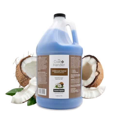 The Coat Handler Undercoat Control Deshedding Hundeshampoo, 1 Gallone - Bekämpft Schuppen, Omega 3 & 6 Reich, Vitamin E, Alle Natürlichen Inhaltsstoffe The Coat Handler Undercoat Control Deshedding Hundeshampoo, 1 Gallone - Bekämpft Schuppen, Omega 3 & 6 Reich, Vitamin E, Alle Natürlichen Inhaltsstoffe von The Coat Handler