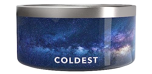 Coldest Hundenapf – Edelstahl, rutschfest, kein Auslaufen, rutschfest, aus Metall, isoliert, für Hunde, Katzen, Haustierfutter, Wasser, Fütterung für große, mittelgroße und kleine Rassen (590 ml, Into the Beyond) von The Coldest Water