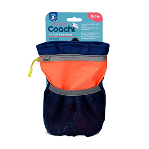 Coachi Pro Train & Treat Bag, Beutel. Ideal für Hundetrainer & Hundeausführer, extra großer Stauraum, sichere Befestigung, Reißverschlussfach, Magnetverschluss. Zum Gassigehen & Hundetraining. von Company of Animals