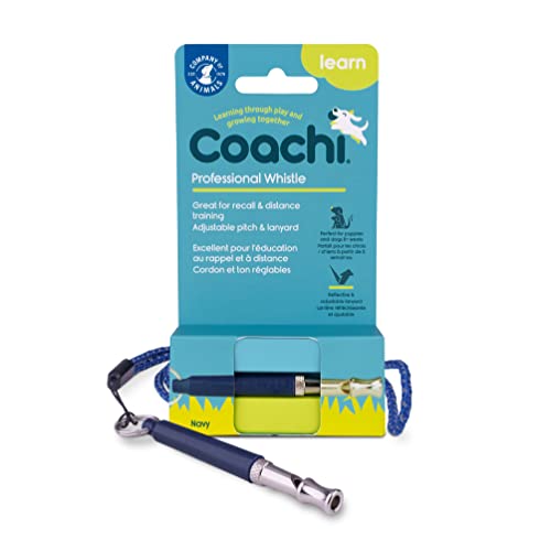 Coachi Professional Pfeife, verstellbare Tonhöhe, hohe Tonhöhe, Rückruftraining, leicht & kompakt, verstellbares, reflektierendes Trageband, für geräuschempfindliche Hunde, für Hunde- & Welpentraining Coachi Professional Pfeife, verstellbare Tonhöhe, hohe Tonhöhe, Rückruftraining, leicht & kompakt, verstellbares, reflektierendes Trageband, für geräuschempfindliche Hunde, für Hunde- & Welpentraining von Company of Animals