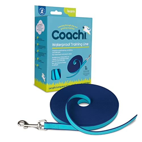 Coachi Training Line 10m, sicheres Training im Freien, Rückruftraining, Hunde- und Welpensozialisierung, leicht, wasserfest, perfekt zum Stoppen des Jagens. Für alle Hunde, Welpen von Company of Animals