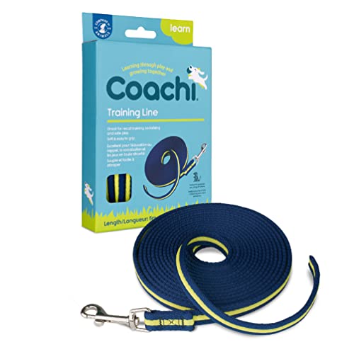 Coachi Training Line 5m, sicheres Training im Freien, Rückruftraining, Hunde- und Welpensozialisierung, leicht, weich, perfekt zum Stoppen des Jagens. Für kleine, mittelgroße Hunde und Welpen Coachi Training Line 5m, sicheres Training im Freien, Rückruftraining, Hunde- und Welpensozialisierung, leicht, weich, perfekt zum Stoppen des Jagens. Für kleine, mittelgroße Hunde und Welpen von Company of Animals