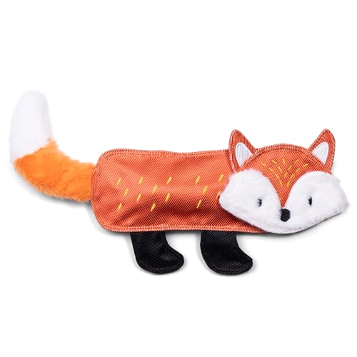Dodo Crinkle Flattie Red Fox Hundespielzeug, fülllos, flaches Plüschtier mit Knistergeräusch und Quietscher Dodo Crinkle Flattie Red Fox Hundespielzeug, fülllos, flaches Plüschtier mit Knistergeräusch und Quietscher von The Dodo