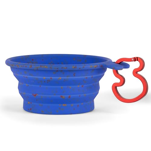 The Dodo Faltbarer Hundenapf, blau, Reise-Hundenapf, flach zusammenklappbar und mit Clips mit Karabiner für einfache Lagerung und Transport The Dodo Faltbarer Hundenapf, blau, Reise-Hundenapf, flach zusammenklappbar und mit Clips mit Karabiner für einfache Lagerung und Transport von The Dodo