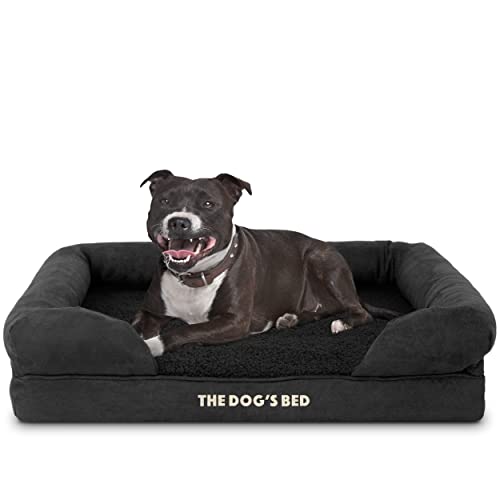 The Dog's Bed Hundebett, Schwarz Plüsch Orthopädisch Memory Foam Wasserdicht Hundebett Lindert Haustier Arthritis & Hüftdysplasie Schmerzen Therapeutisches & Stützendes Hundebett, Waschbare Bezüge The Dog's Bed Hundebett, Schwarz Plüsch Orthopädisch Memory Foam Wasserdicht Hundebett Lindert Haustier Arthritis & Hüftdysplasie Schmerzen Therapeutisches & Stützendes Hundebett, Waschbare Bezüge von The Dog's Balls
