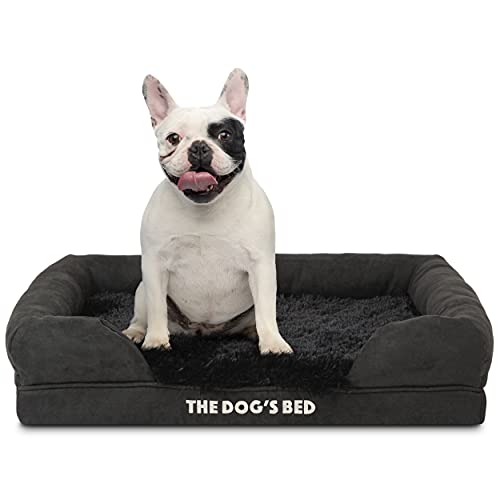 The Dog's Bed Hundebett, orthopädisches Kunstfell, Memory-Schaum, wasserfest, lindert Arthritis und Hüftdysplasie Schmerzen, therapeutisch und unterstützend von The Dog's Balls
