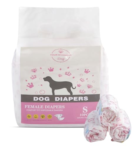 The Fellie Hundewindeln für Hündinnen, Einweg-Hundewindeln Super Saugfähig & 360°Auslaufschutz, Hundewickel für Hunde bei Hitze, Inkontinenz, Haustiertraining, Chirurgie Erholung, M-10pcs The Fellie Hundewindeln für Hündinnen, Einweg-Hundewindeln Super Saugfähig & 360°Auslaufschutz, Hundewickel für Hunde bei Hitze, Inkontinenz, Haustiertraining, Chirurgie Erholung, M-10pcs von The Fellie