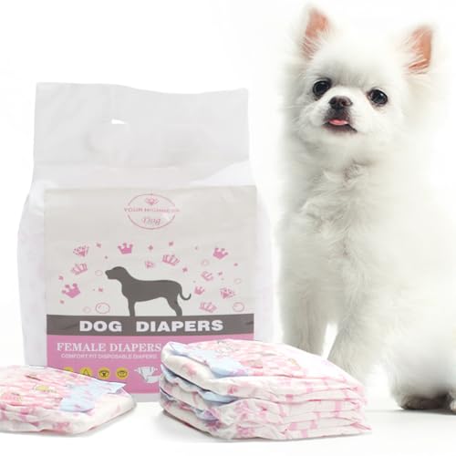 The Fellie Hundewindeln für Hündinnen, Einweg-Hundewindeln Super saugfähig & 360°Auslaufschutz, Hundewickel für Hunde bei Hitze, Inkontinenz, Haustiertraining, Operationserholung, XL The Fellie Hundewindeln für Hündinnen, Einweg-Hundewindeln Super saugfähig & 360°Auslaufschutz, Hundewickel für Hunde bei Hitze, Inkontinenz, Haustiertraining, Operationserholung, XL von The Fellie