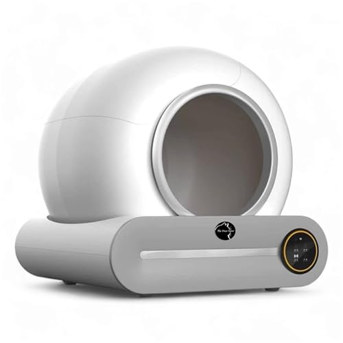 Automatische Katzentoilette | The Finer Feline | Wif & Touch-Steuerung | 65L Katzentoilette | 9L Abfallaufbewahrung | Kätzchenfreundlich | Ultra-sicher | Bis zu 15 Tage Beutelwechsel | Intelligente Automatische Katzentoilette | The Finer Feline | Wif & Touch-Steuerung | 65L Katzentoilette | 9L Abfallaufbewahrung | Kätzchenfreundlich | Ultra-sicher | Bis zu 15 Tage Beutelwechsel | Intelligente von The Finer Feline