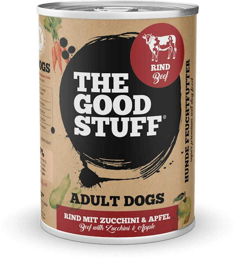 The Goodstuff Adult 800 Gramm Hundenassfutter 6 x 800 Gramm Beef und Zucchini