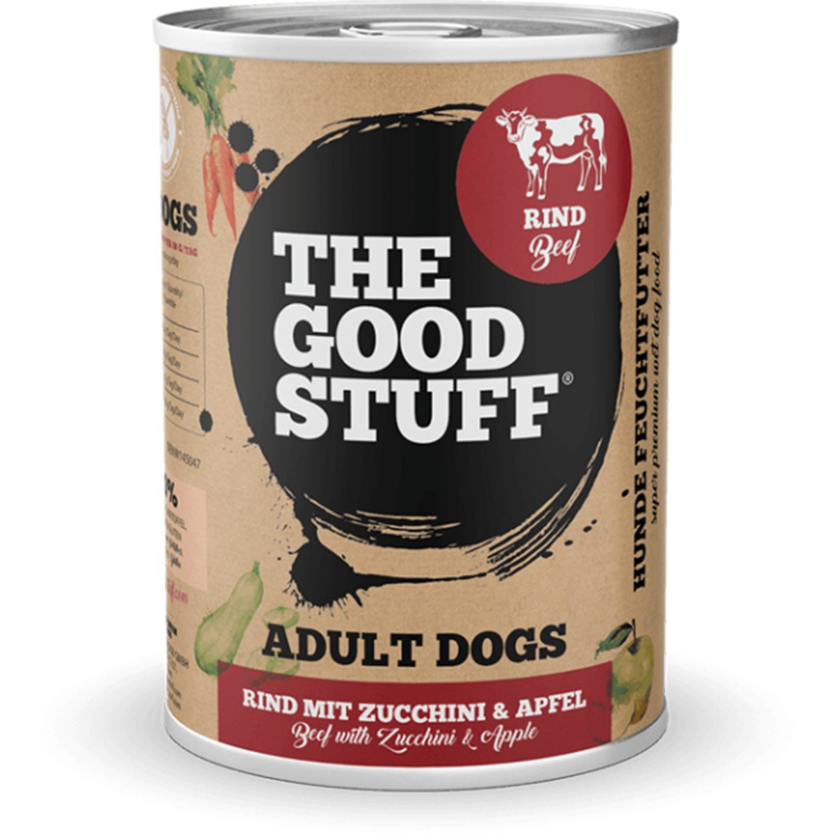 The Goodstuff Adult Rind mit Zucchini & Apfel 6x800g von The Goodstuff