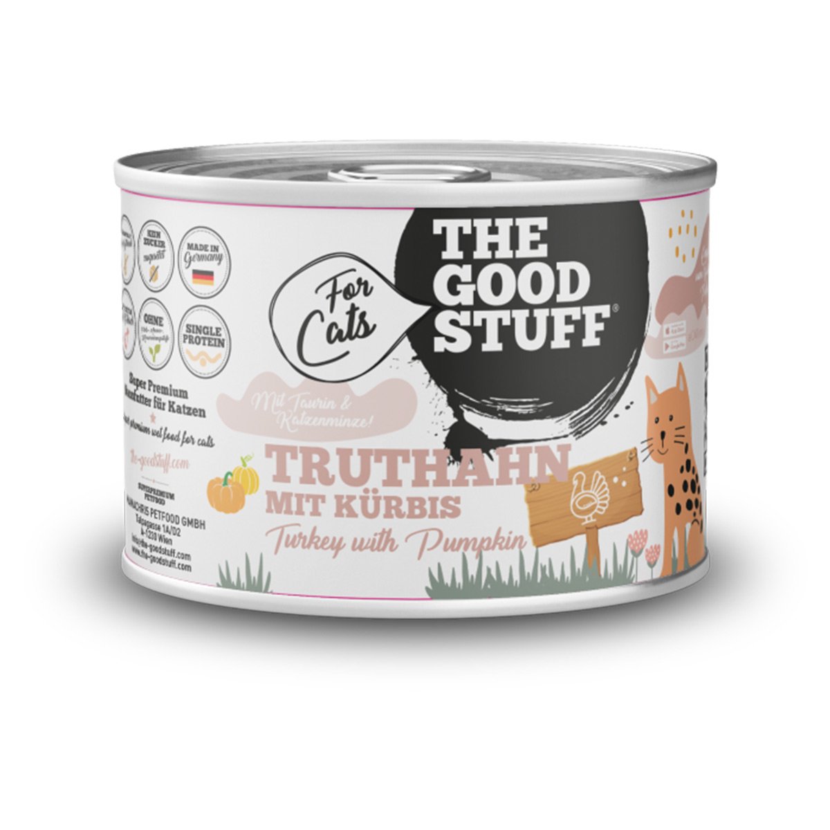 The Goodstuff Adult Truthahn mit Kürbis 6x200g von The Goodstuff