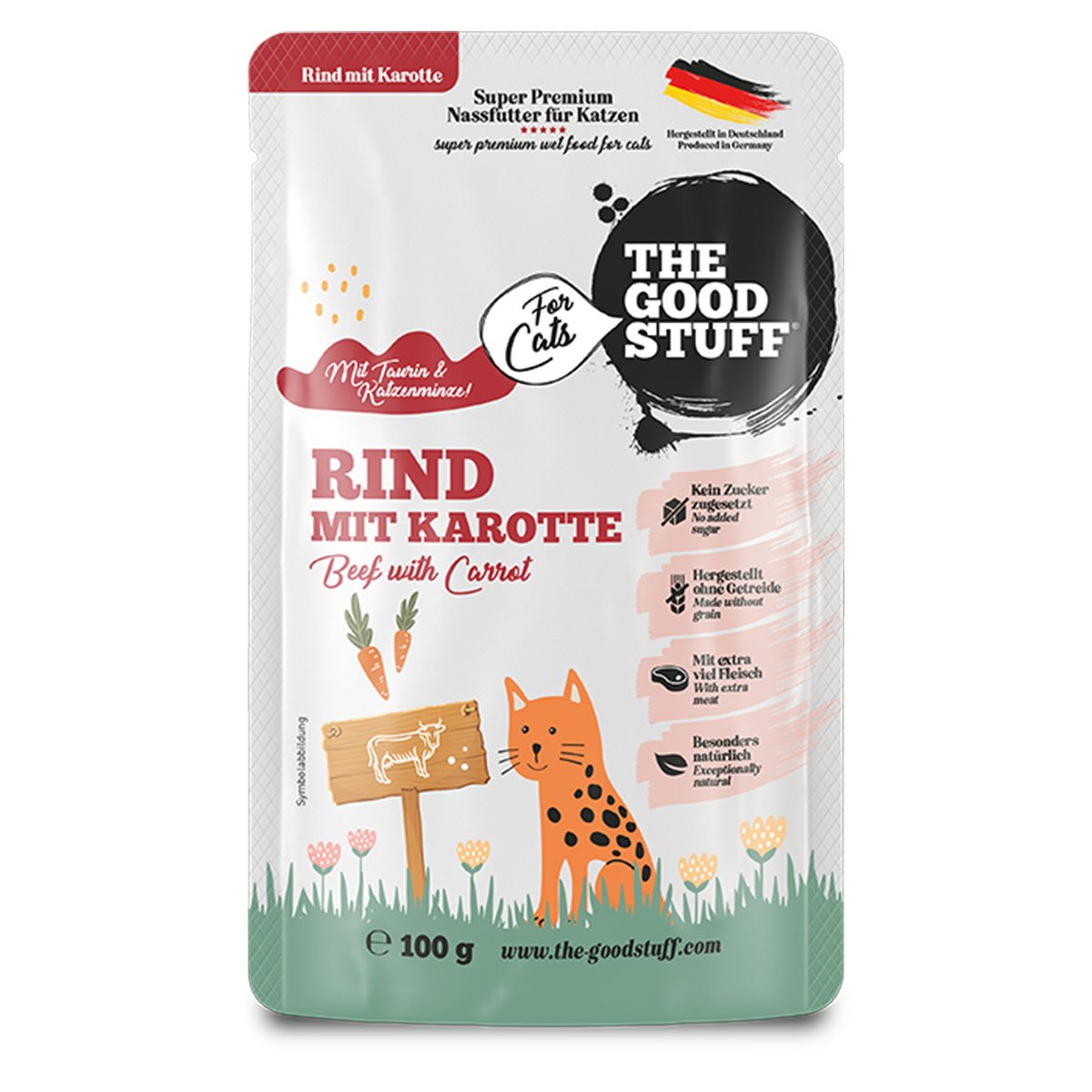 The Goodstuff Rind mit Karotte Pouches 12x100 g The Goodstuff Rind mit Karotte Pouches 12x100 g von The Goodstuff