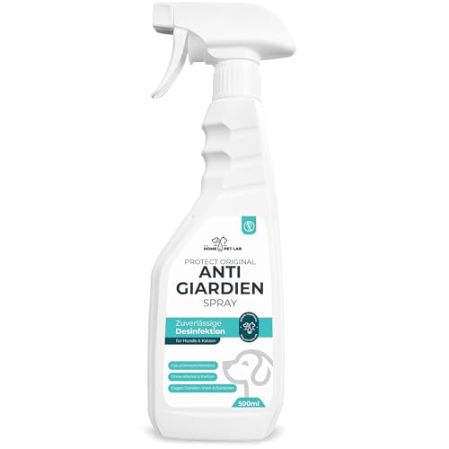 The Home Pet Lab Anti Giardien Spray - RWC - Giardien Desinfektionsmittel für Hunde und Katzen - Effektives Hygienespray für Oberflächen gegen Giardien, Viren, Bakterien & Pilze 500ml The Home Pet Lab Anti Giardien Spray - RWC - Giardien Desinfektionsmittel für Hunde und Katzen - Effektives Hygienespray für Oberflächen gegen Giardien, Viren, Bakterien & Pilze 500ml von The Home Pet Lab