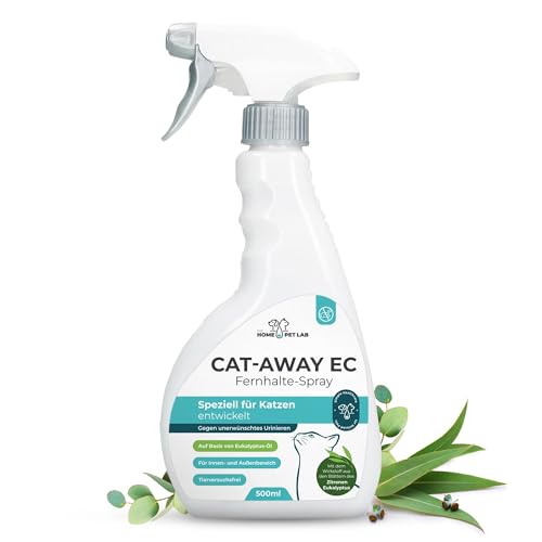 The Home Pet Lab Katzenabwehrspray Cat-Away EC gegen Urinieren & Kratzen - 500 ml - Fernhaltespray Katze für Innen und Außen - Katzen Schreck zur effektiven Katzenabwehr The Home Pet Lab Katzenabwehrspray Cat-Away EC gegen Urinieren & Kratzen - 500 ml - Fernhaltespray Katze für Innen und Außen - Katzen Schreck zur effektiven Katzenabwehr von The Home Pet Lab