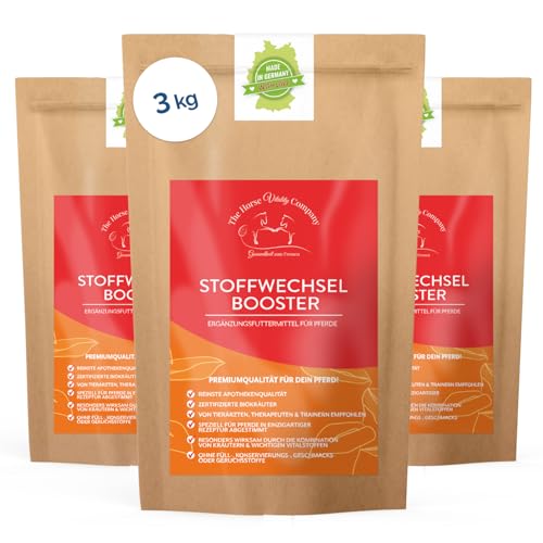 The Horse Vitality Company Stoffwechselbooster für Pferde 3 kg | Mischung aus Kräutern, Zink & Magnesium | Fellwechsel, Immunsystem, Vitalität & Hautgesundheit | 100% natürlich | Made in Germany The Horse Vitality Company Stoffwechselbooster für Pferde 3 kg | Mischung aus Kräutern, Zink & Magnesium | Fellwechsel, Immunsystem, Vitalität & Hautgesundheit | 100% natürlich | Made in Germany von The Horse Vitality Company Gesundheit zum Fressen